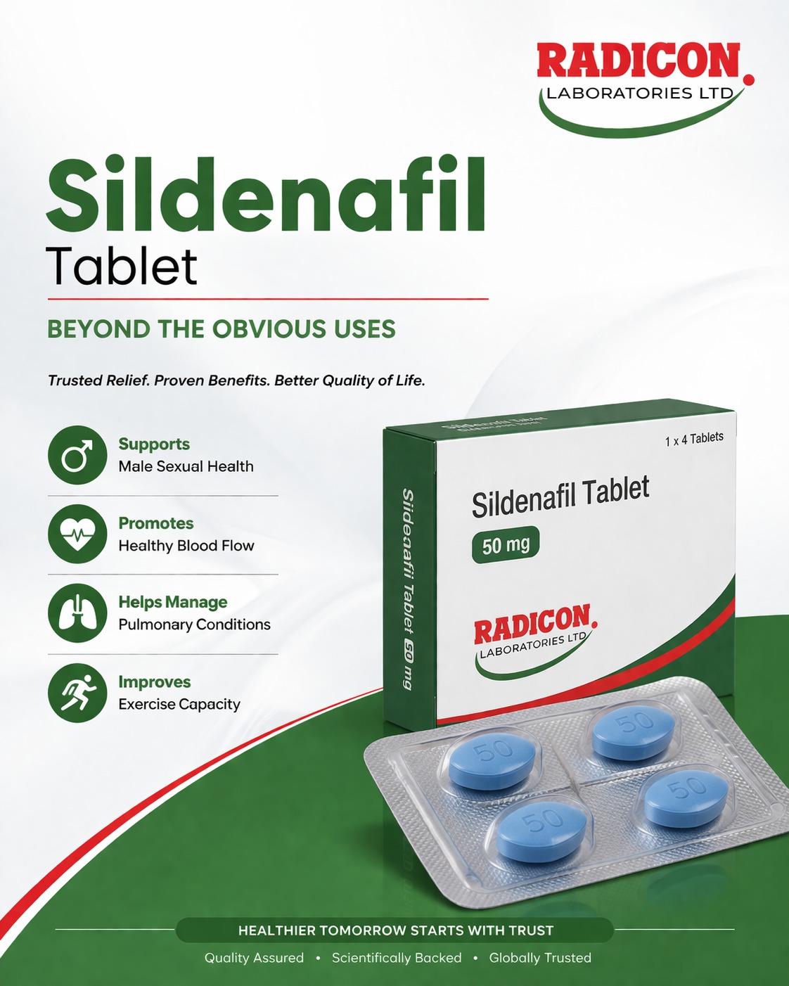 Sildenafil Tablet for ED Benefits & How It Works